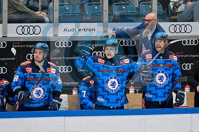Eishockey, Herren, DEL, Saison 2025-2026, Playoffs Halbfinale, Spiel 3, ERC Ingolstadt - Grizzlys Wolfsburg, 19.09.2025