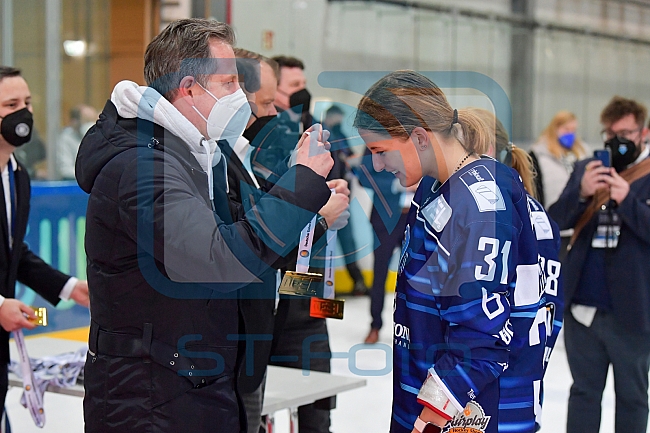 Eishockey, Frauen, DFEL, Playoffs Finale Spiel 4, Saison 2021-2022, ERC Ingolstadt - ECDC Memmingen Indians, 20.03.2022