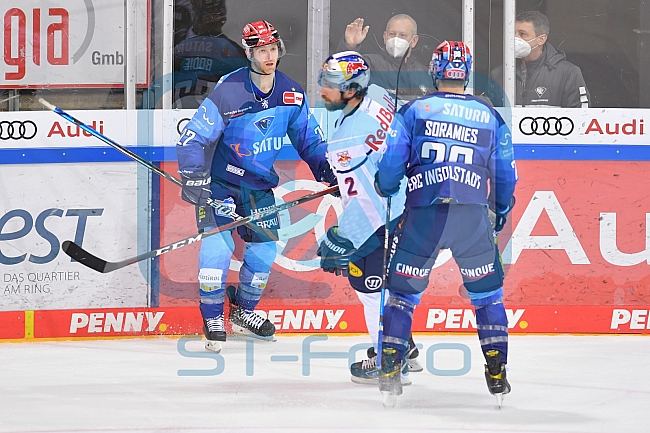 Eishockey, Herren, DEL, Saison 2020-2021, ERC Ingolstadt - EHC Red Bull München, 25.02.2021