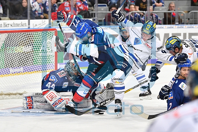 Adler Mannheim vs ERC Ingolstadt, Eishockey, DEL, Deutsche Eishockey Liga, Spieltag 39, 24.01.2018