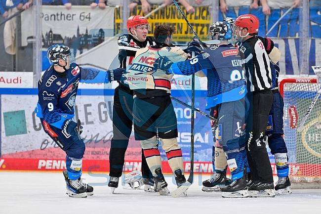 Eishockey, Herren, DEL, Saison 2024-2025, Playoffs Viertelfinale, Spiel 3, ERC Ingolstadt - Nürnberg Ice Tigers, 21.03.2025