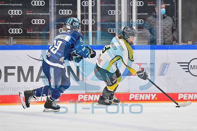Eishockey, Frauen, DFEL, Saison 2021-2022, ERC Ingolstadt - Mad Dogs Mannheim, 24.10.2021