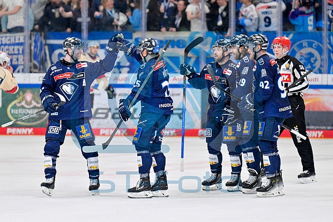 Eishockey, Herren, DEL, Saison 2024-2025, Playoffs Viertelfinale, Spiel 5, ERC Ingolstadt - Nürnberg Ice Tigers, 26.03.2025