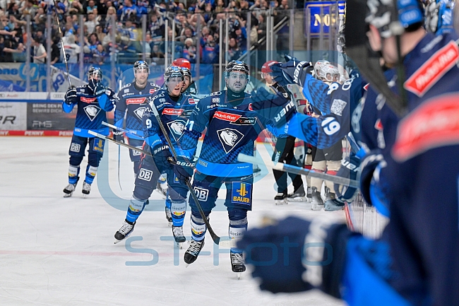 Eishockey, Herren, DEL, Saison 2024-2025, Playoffs Viertelfinale, Spiel 3, ERC Ingolstadt - Nürnberg Ice Tigers, 21.03.2025