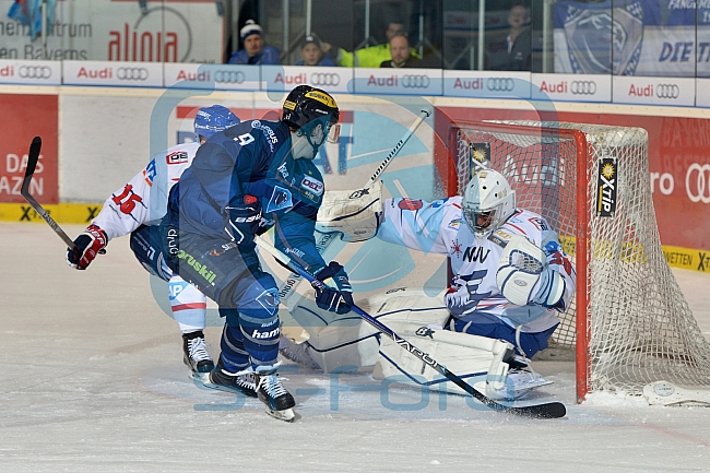 ERC Ingolstadt vs Adler Mannheim, Eishockey, DEL, Deutsche Eishockey Liga, 24.02.2016