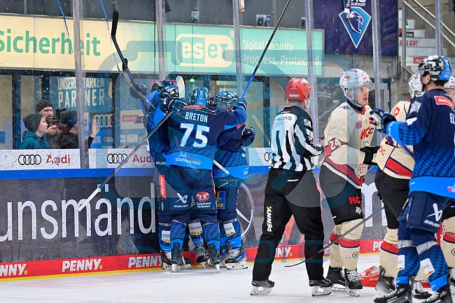 Eishockey, Herren, DEL, Saison 2024-2025, Playoffs Viertelfinale, Spiel 1, ERC Ingolstadt - Nürnberg Ice Tigers, 16.03.2025