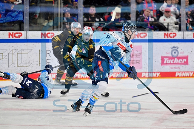 Eishockey, Herren, DEL, Saison 2024-2025, Playoffs Viertelfinale, Spiel 1, Nürnberg Ice Tigers - ERC Ingolstadt, 18.03.2025