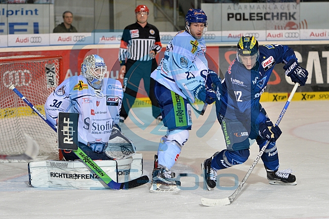 ERC Ingolstadt vs Straubing Tigers, Eishockey, DEL, Deutsche Eishockey Liga, 22.12.2015