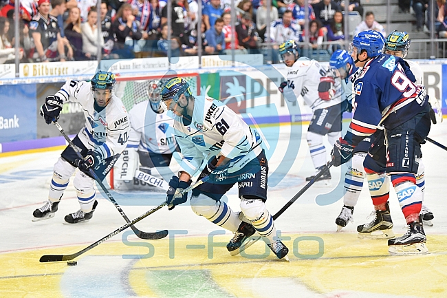 Adler Mannheim vs ERC Ingolstadt, Eishockey, DEL, Deutsche Eishockey Liga, Spieltag 10, 06.10.2017