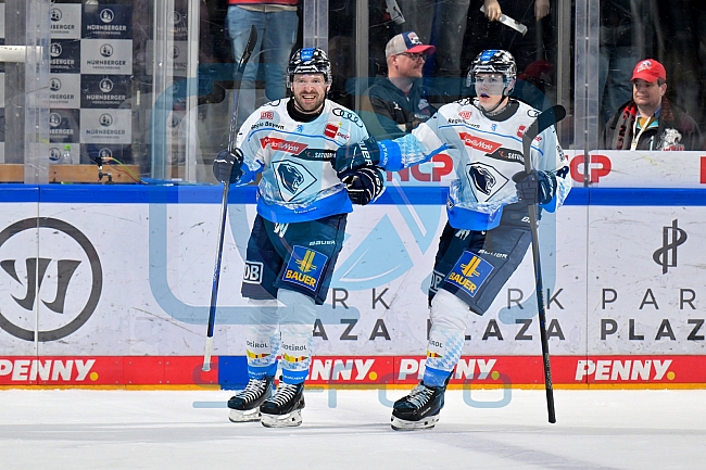Eishockey, Herren, DEL, Saison 2024-2025, Playoffs Viertelfinale, Spiel 1, Nürnberg Ice Tigers - ERC Ingolstadt, 18.03.2025