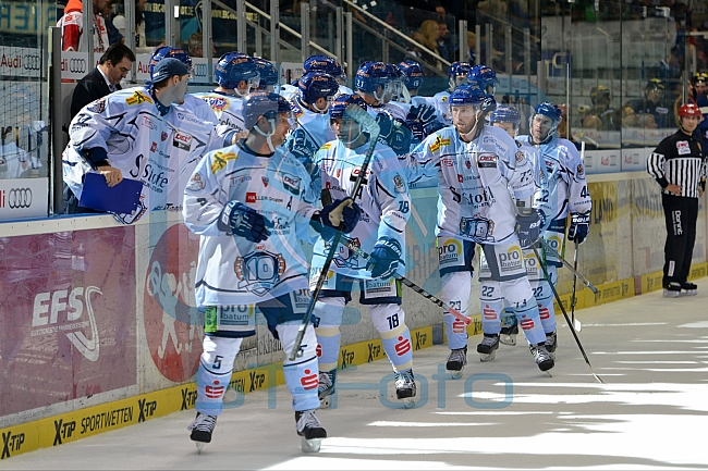ERC Ingolstadt vs Straubing Tigers, Eishockey, DEL, Deutsche Eishockey Liga, 04.10.2015