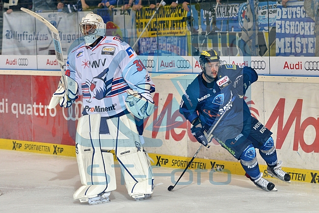 ERC Ingolstadt vs Adler Mannheim, Eishockey, DEL, Deutsche Eishockey Liga, 24.02.2016