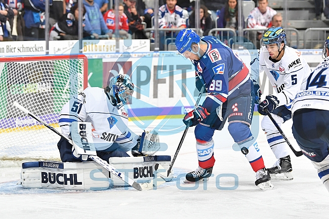 Adler Mannheim vs ERC Ingolstadt, Eishockey, DEL, Deutsche Eishockey Liga, Spieltag 10, 06.10.2017