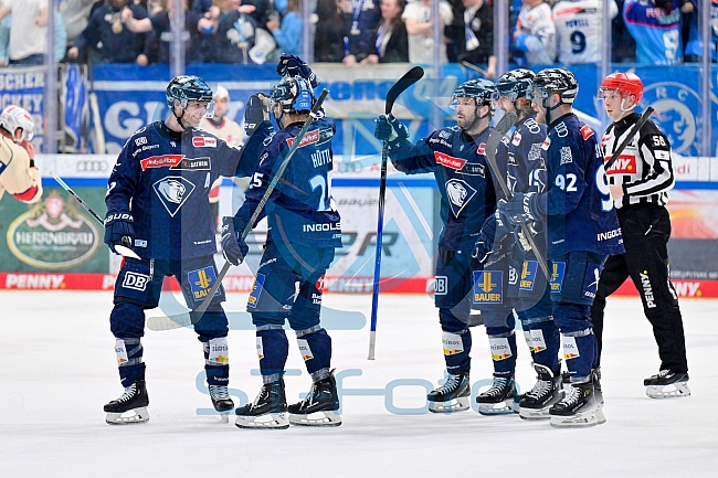 Eishockey, Herren, DEL, Saison 2024-2025, Playoffs Viertelfinale, Spiel 5, ERC Ingolstadt - Nürnberg Ice Tigers, 26.03.2025