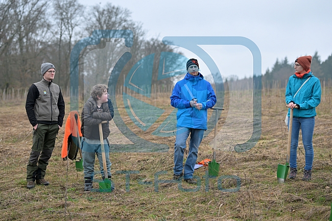Eishockey, Herren, DEL, Saison 2023-2024, ERC Ingolstadt - Baumpflanzaktion, 02.03.2024