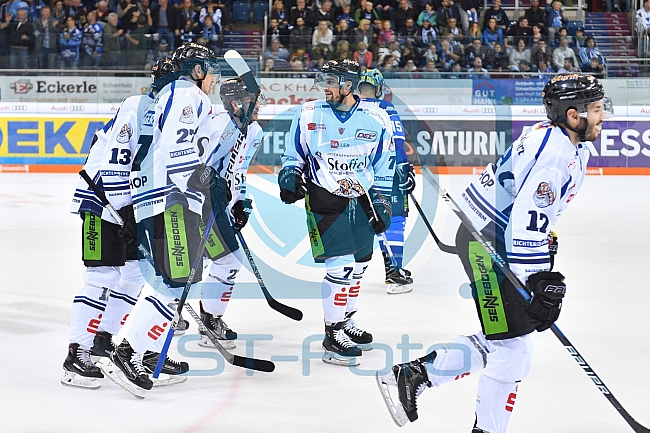 ERC Ingolstadt - Straubing Tigers, Eishockey, DEL, Deutsche Eishockey Liga, Spieltag 1, 08.09.2017
