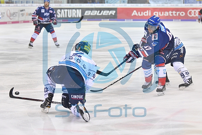 ERC Ingolstadt vs Adler Mannheim, Eishockey, DEL, Deutsche Eishockey Liga, Spieltag 28, 08.12.2017