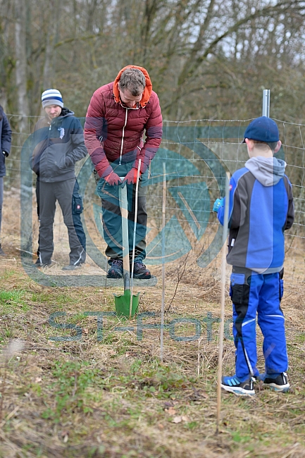 Eishockey, Herren, DEL, Saison 2023-2024, ERC Ingolstadt - Baumpflanzaktion, 02.03.2024
