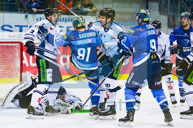 ERC Ingolstadt - Straubing Tigers, Eishockey, DEL, Deutsche Eishockey Liga, Spieltag 1, 01.12.2017