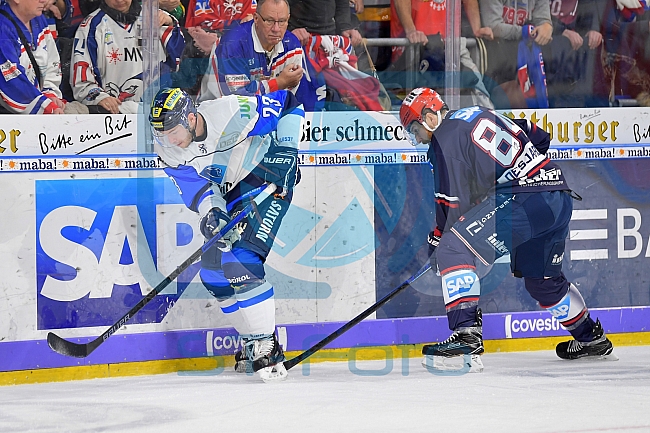 Adler Mannheim vs ERC Ingolstadt, Eishockey, DEL, Deutsche Eishockey Liga, Spieltag 28, 16.12.2018