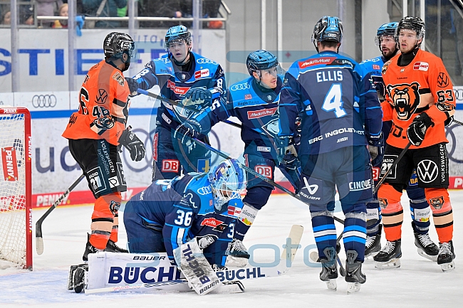 Eishockey, Herren, DEL, Saison 2025-2026, Spiel 33, ERC Ingolstadt - Grizzlys Wolfsburg, 28.12.2025