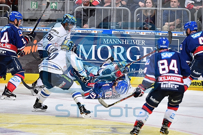 Adler Mannheim vs ERC Ingolstadt, Eishockey, DEL, Deutsche Eishockey Liga, Playoffs, Spiel 2, 16.03.2018