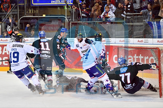 ERC Ingolstadt vs Adler Mannheim, Eishockey, DEL, Deutsche Eishockey Liga, Spieltag 43, 29.01.2017