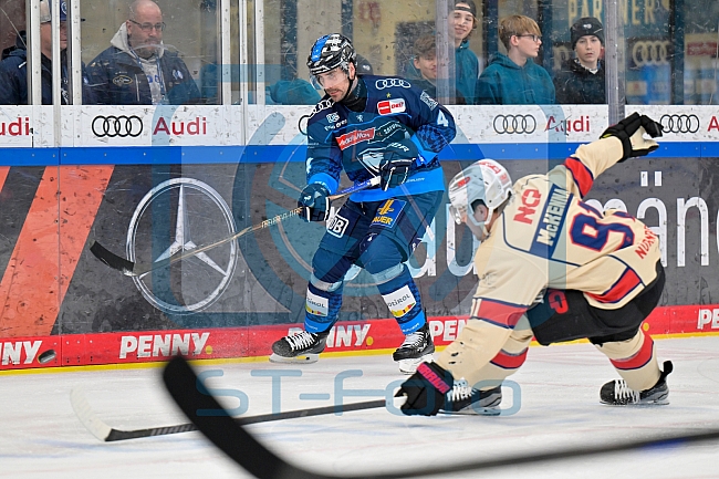 Eishockey, Herren, DEL, Saison 2024-2025, Playoffs Viertelfinale, Spiel 3, ERC Ingolstadt - Nürnberg Ice Tigers, 21.03.2025