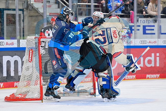 Eishockey, Herren, DEL, Saison 2024-2025, Playoffs Viertelfinale, Spiel 3, ERC Ingolstadt - Nürnberg Ice Tigers, 21.03.2025
