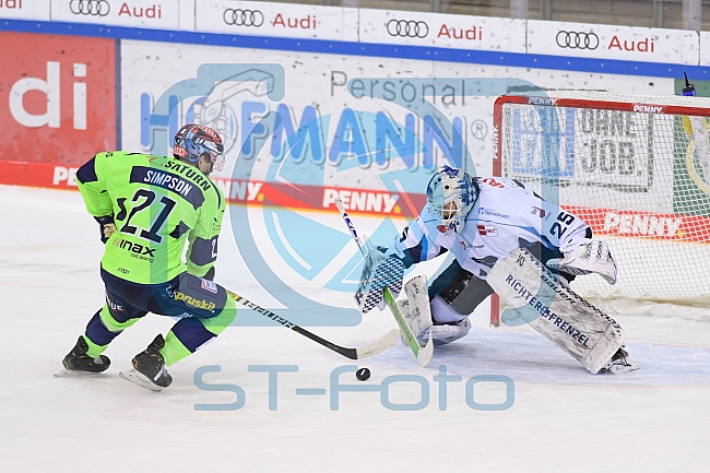 Eishockey, Herren, DEL, Saison 2020-2021, ERC Ingolstadt - Straubing Tigers, 10.02.2021