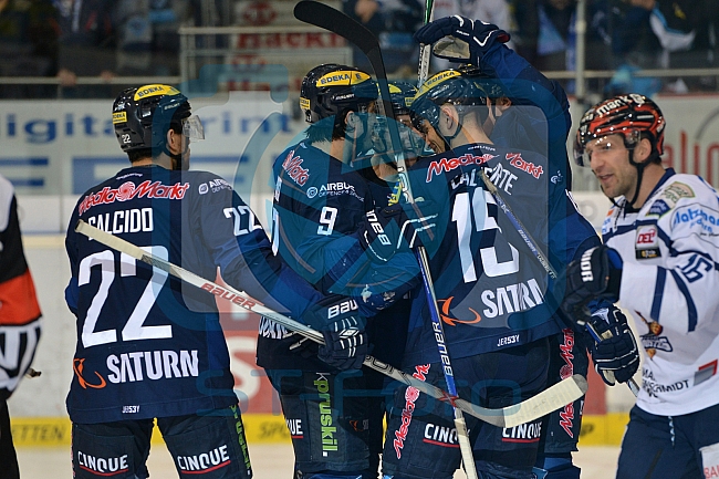 ERC Ingolstadt vs Iserlohn Roosters, Eishockey, DEL, Deutsche Eishockey Liga, 28.02.2016