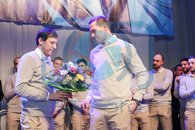 Abschlussfeier der Saison 2017 / 2018 in der Spielstaette des ERC Saturn Arena