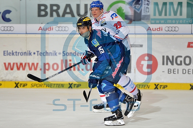 ERC Ingolstadt vs Adler Mannheim, Eishockey, DEL, Deutsche Eishockey Liga, 24.02.2016