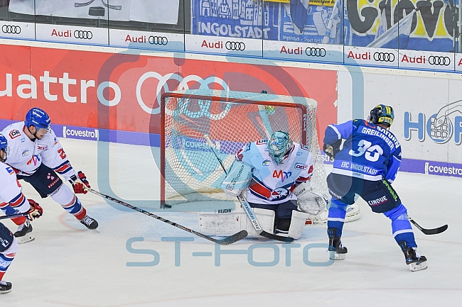 ERC Ingolstadt - Adler Mannheim, Eishockey, DEL, Deutsche Eishockey Liga, Playoffs, Viertelfinale, Spiel 3, 18.03.2018