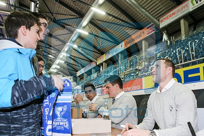 Abschlussfeier der Saison 2017 / 2018 in der Spielstaette des ERC Saturn Arena