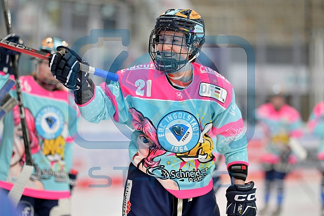 Eishockey, Frauen, DFEL, Playoffs, Finale, Spiel 1, Saison 2023-2024, ERC Ingolstadt - ECDC Memmingen Indians, 16.03.2024