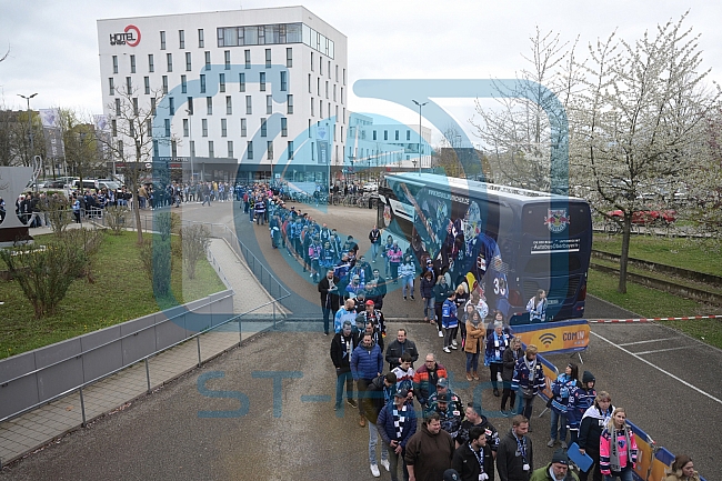 Eishockey, Herren, DEL, Saison 2022-2023, Playoff-Finale - Spiel 2, ERC Ingolstadt - EHC Red Bull München, 16.04.2023