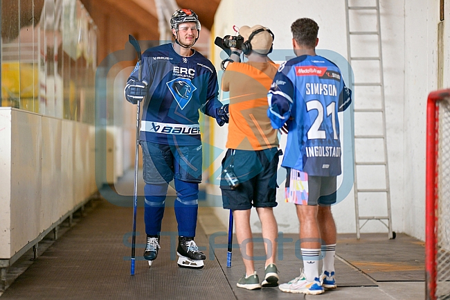 Eishockey, Herren, DEL, Saison 2023-2024, Vinschgau Cup, ERC Ingolstadt - Making-of MediaMarkt & Saturn Videos, 24.08.2023