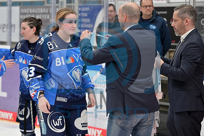 Eishockey, Frauen, DFEL, Playoffs, Finale, Spiel 3, Saison 2023-2024, ERC Ingolstadt - ECDC Memmingen Indians, 23.03.2024
