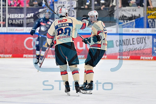 Eishockey, Herren, DEL, Saison 2024-2025, Playoffs Viertelfinale, Spiel 5, ERC Ingolstadt - Nürnberg Ice Tigers, 26.03.2025