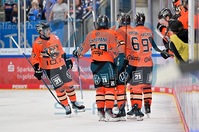 Eishockey, Herren, DEL, Saison 2025-2026, Playoffs Halbfinale, Spiel 3, ERC Ingolstadt - Grizzlys Wolfsburg, 19.09.2025