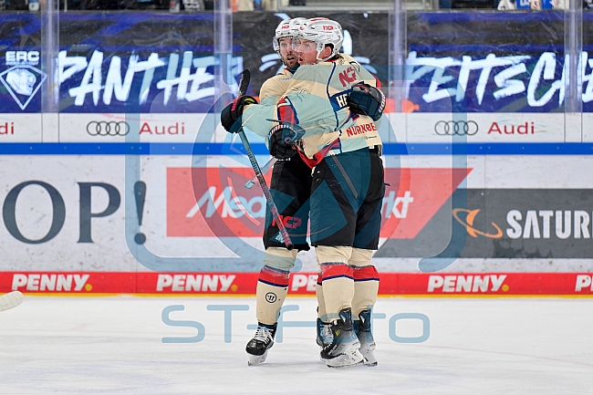 Eishockey, Herren, DEL, Saison 2024-2025, Playoffs Viertelfinale, Spiel 3, ERC Ingolstadt - Nürnberg Ice Tigers, 21.03.2025