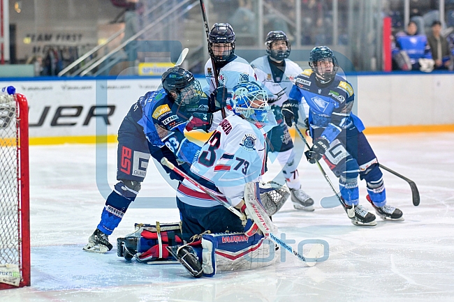 Eishockey, U20, DNL, Saison 2024-2025, Playoffs Halbfinale - Spiel 3, ERC Ingolstadt - Jungadler Mannheim, 22.03.2025