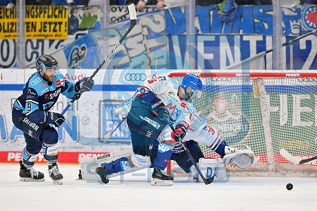 Eishockey, Herren, DEL, Saison 2022-2023, Playoff-Halbfinale - Spiel 3, ERC Ingolstadt - Adler Mannheim, 04.04.2023