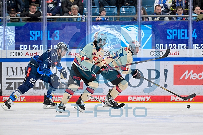 Eishockey, Herren, DEL, Saison 2024-2025, Playoffs Viertelfinale, Spiel 1, ERC Ingolstadt - Nürnberg Ice Tigers, 16.03.2025