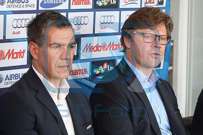 Pressekonferenz - ERC Ingolstadt stellt den neuen Trainerstab fuer die kommende Saison 2015 / 2016 vor