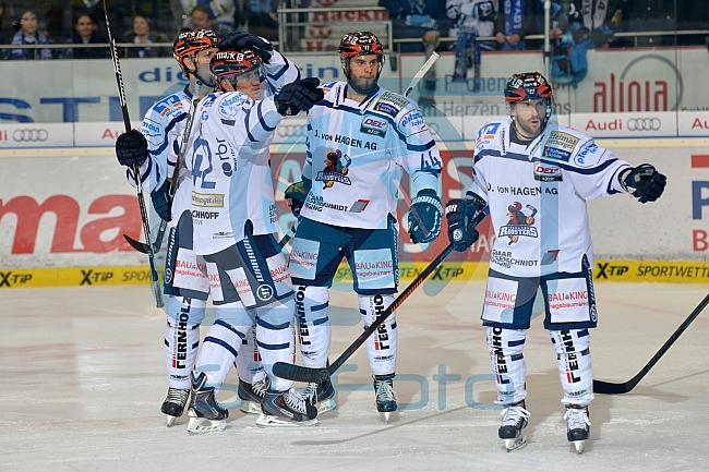 ERC Ingolstadt vs Iserlohn Roosters, Eishockey, DEL, Deutsche Eishockey Liga, 28.02.2016
