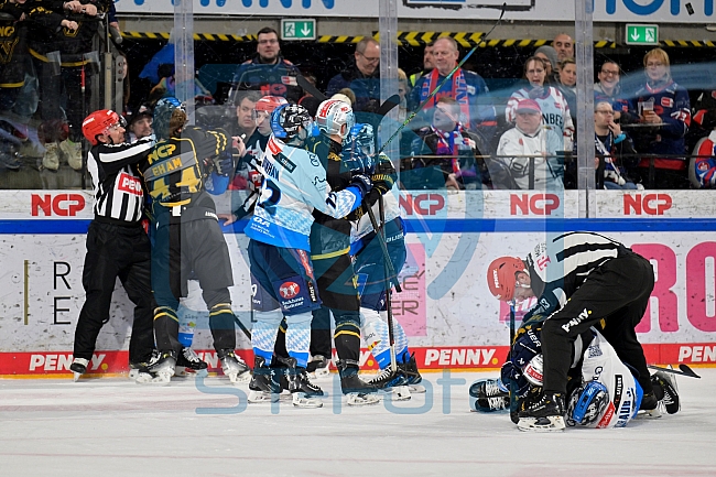 Eishockey, Herren, DEL, Saison 2024-2025, Playoffs Viertelfinale, Spiel 1, Nürnberg Ice Tigers - ERC Ingolstadt, 18.03.2025