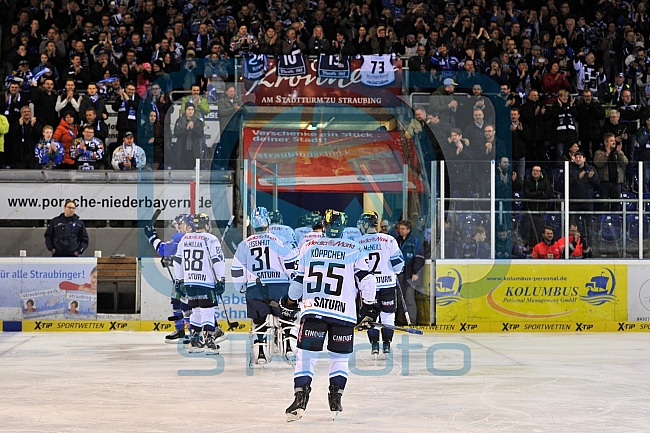 Straubing Tigers vs. ERC Ingolstadt, Eishockey, DEL, Deutsche Eishockey Liga, 12.03.2015