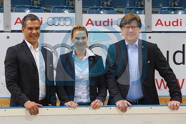 Pressekonferenz - ERC Ingolstadt stellt den neuen Trainerstab fuer die kommende Saison 2015 / 2016 vor